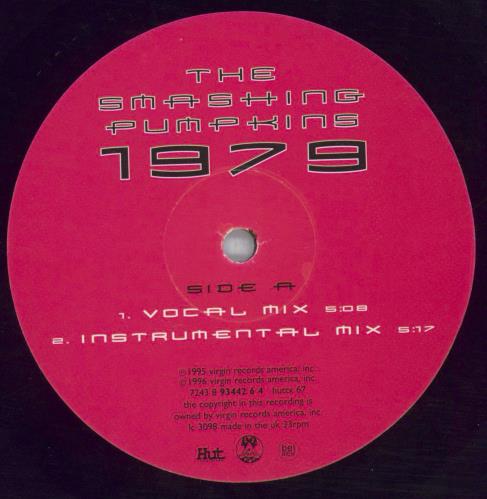 Smashing Pumpkins 1979 Mixes UK 12